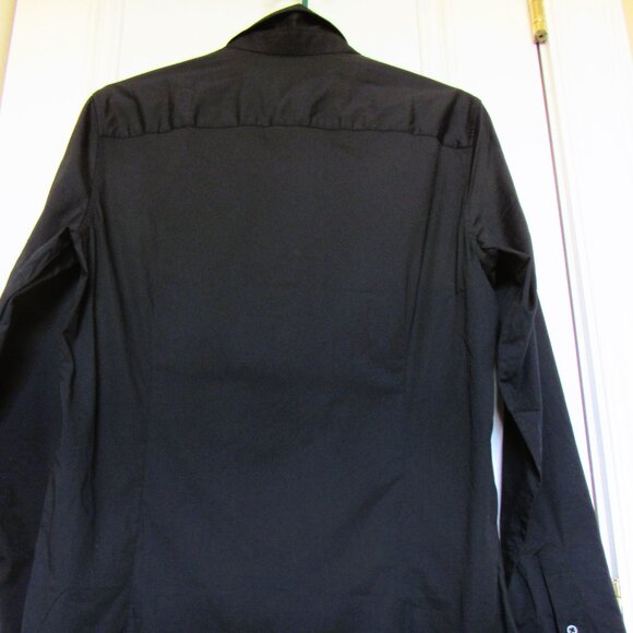 $100 Armani Exchange Men Shirt, Cotton, Black, Small, Button Down - Picture 2 of 6